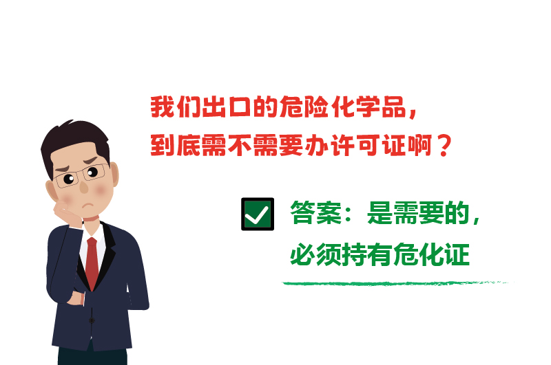 外貿(mào)企業(yè)出口的危險化學品是否需要許可證2